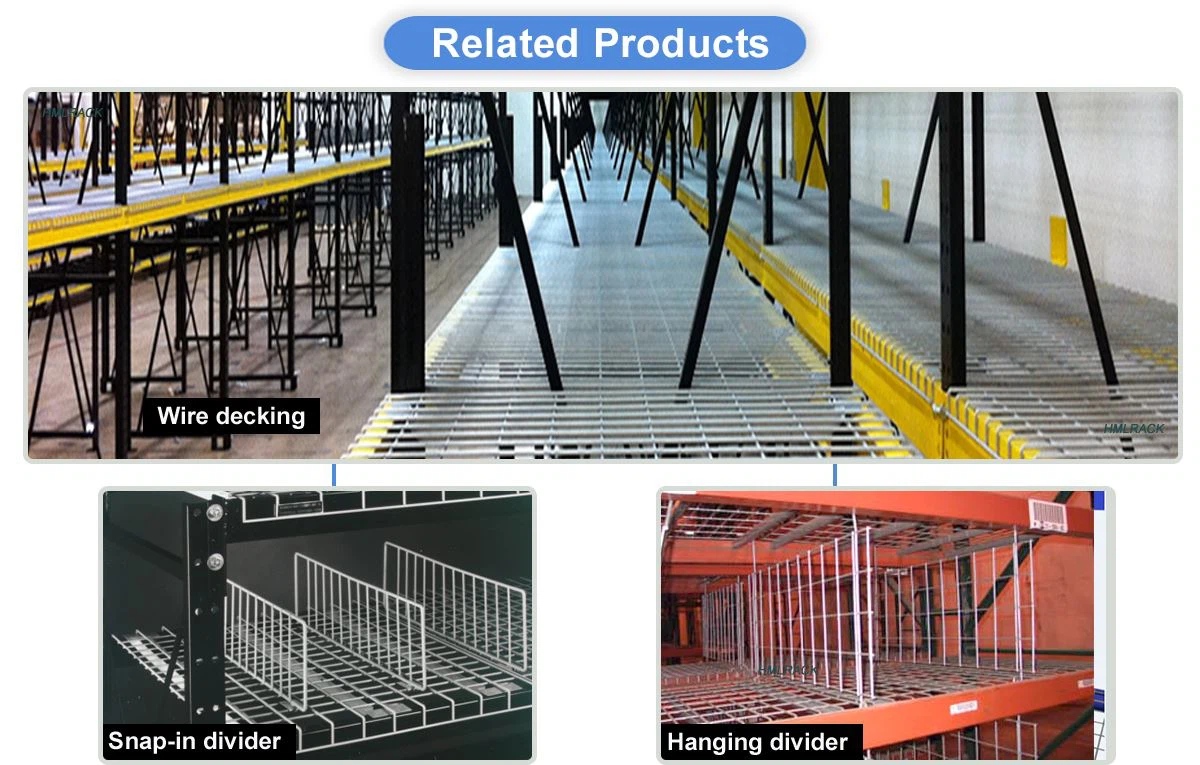 pallet rack wire decking