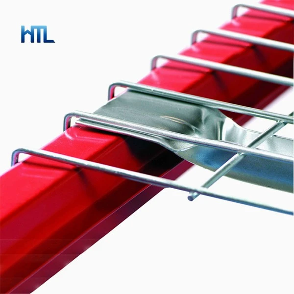 Flared channel wire deck