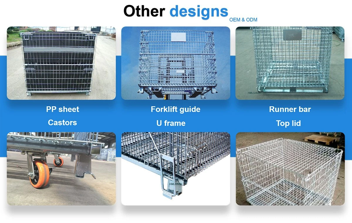 design for folding Wire Stillage Cage