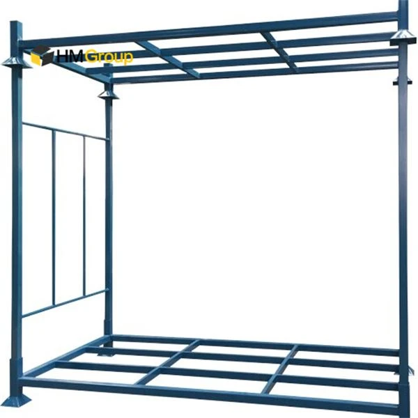 3 powder coated tire racks